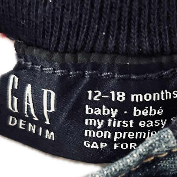 EUC Gap fleece lined jeans 12-18 months - Picture 3 of 4